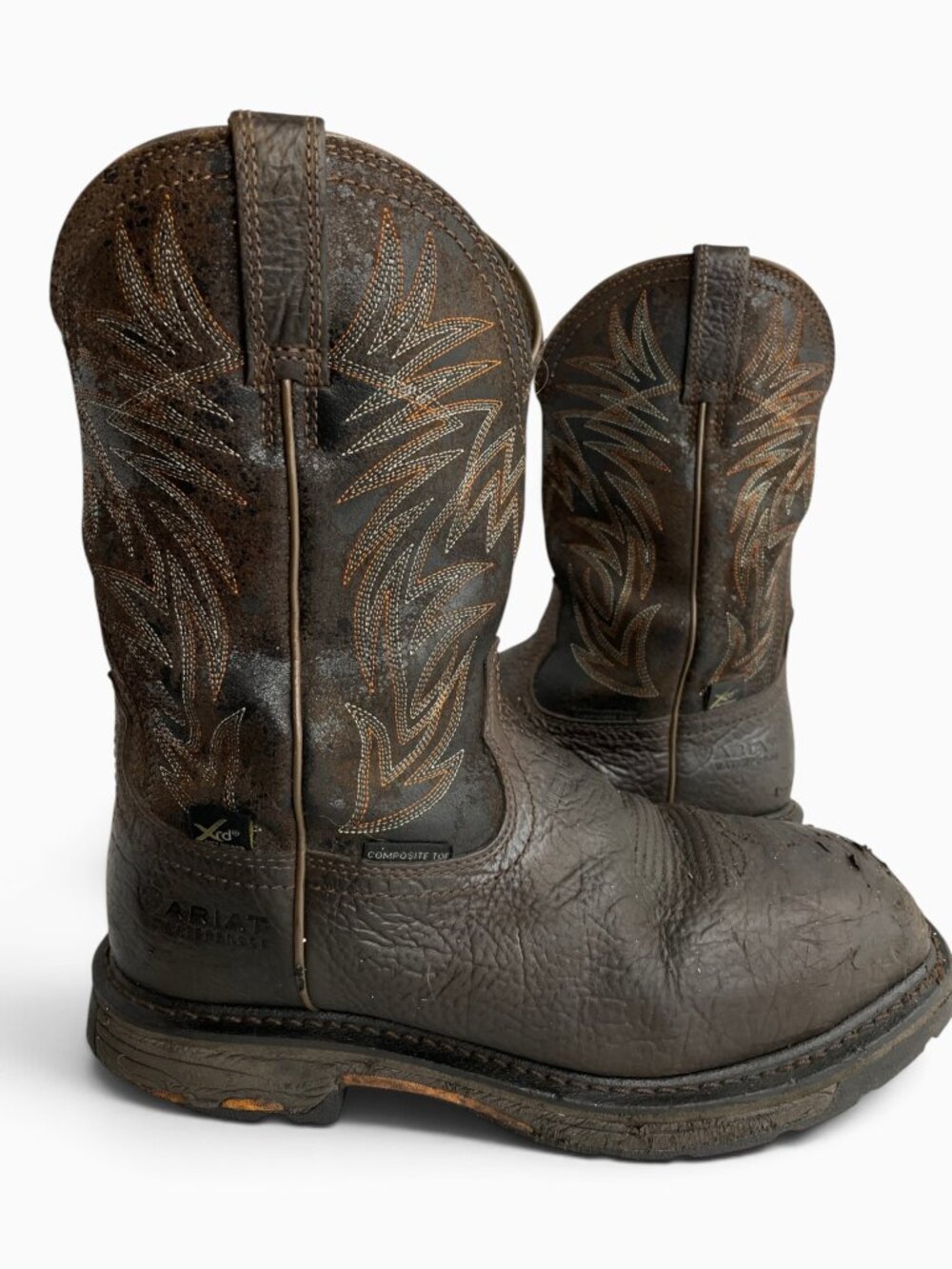 Ariat WorkHog Met Guard Composite Toe Waterproof Work Western Boots Men's 8.5 D